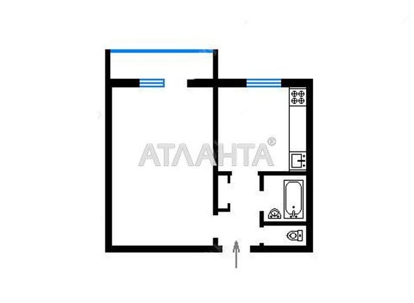 1-комнатная квартира (площадь 36 м²) - Atlanta.ua - фото 10