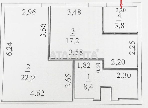 Коммерческая недвижимость по адресу ул. Профсоюзная (площадь 52,3 м²) - Atlanta.ua - фото 9