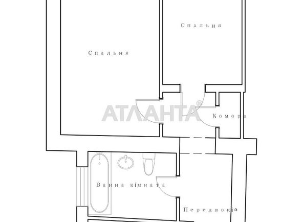 2-кімнатна квартира за адресою вул. Середня (площа 73 м²) - Atlanta.ua - фото 13