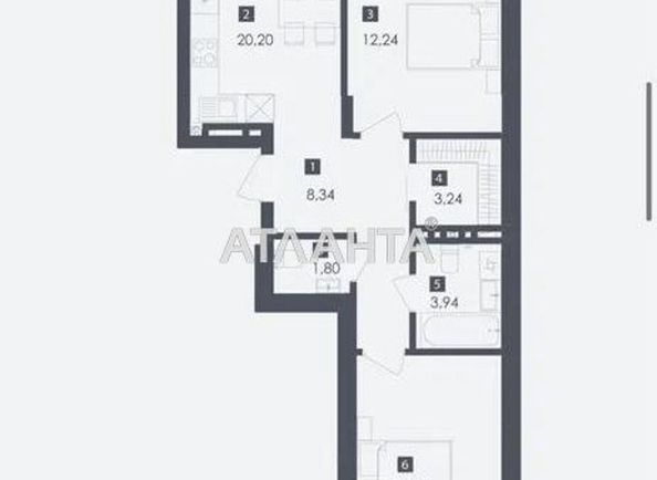 2-rooms apartment apartment by the address st. Kulparkovskaya ul (area 70,0 m2) - Atlanta.ua - photo 7