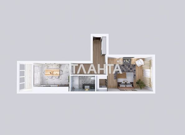 1-room apartment apartment by the address st. Kostandi (area 57 m²) - Atlanta.ua - photo 9