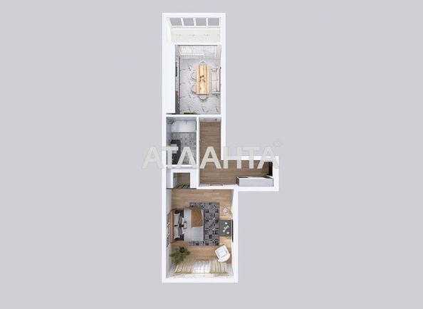 1-room apartment apartment by the address st. Kostandi (area 57 m²) - Atlanta.ua - photo 10