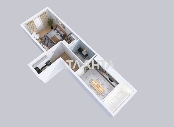 1-room apartment apartment by the address st. Kostandi (area 57 m²) - Atlanta.ua - photo 15