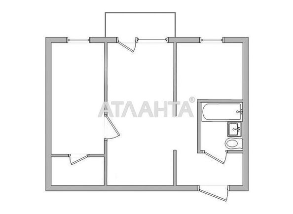 2-rooms apartment apartment by the address st. Armeyskaya Leninskogo batalona (area 42,3 m2) - Atlanta.ua - photo 10