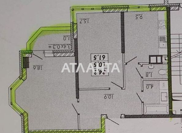 2-rooms apartment apartment by the address st. Ovidiopolskaya dor (area 61,5 m2) - Atlanta.ua - photo 14