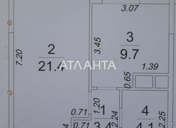 1-комнатная квартира по адресу Фонтанская дор. (площадь 41,3 м2) - Atlanta.ua - фото 15