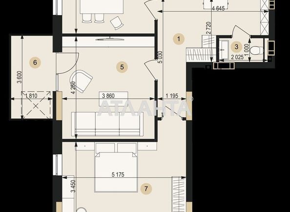 2-rooms apartment apartment by the address st. Pasechnaya ul (area 71,3 m2) - Atlanta.ua - photo 2