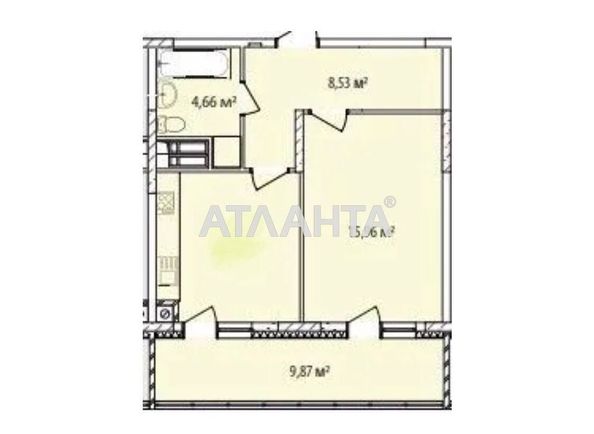 1-room apartment apartment by the address st. Priozernyy bulvar (area 38,0 m2) - Atlanta.ua - photo 11