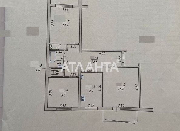 3-комнатная квартира по адресу ул. Героев Майдана (площадь 73,0 м2) - Atlanta.ua - фото 12