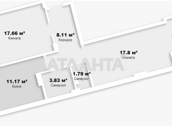 2-rooms apartment apartment by the address st. Bocharova gen (area 67,0 m2) - Atlanta.ua - photo 3