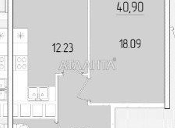 1-кімнатна квартира за адресою вул. Краснова (площа 40,9 м2) - Atlanta.ua - фото 10