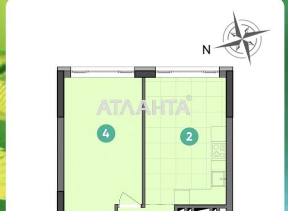 1-комнатная квартира по адресу ул. Виктора Некрасова (площадь 45 м²) - Atlanta.ua - фото 11