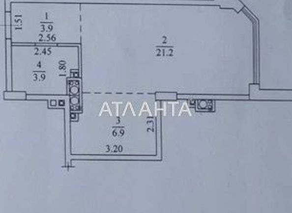 1-room apartment apartment by the address st. Shkolnaya (area 36,0 m2) - Atlanta.ua - photo 14