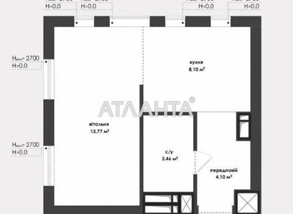 1-room apartment apartment by the address st. Odesskoe shosse (area 29,0 m2) - Atlanta.ua - photo 10