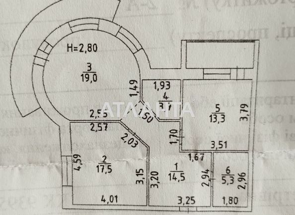 2-rooms apartment apartment by the address st. Ispanskiy per (area 82,0 m2) - Atlanta.ua - photo 11