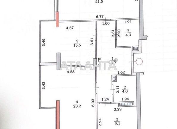 3-rooms apartment apartment by the address st. Glushko ak pr Dimitrova pr (area 90,0 m2) - Atlanta.ua - photo 2