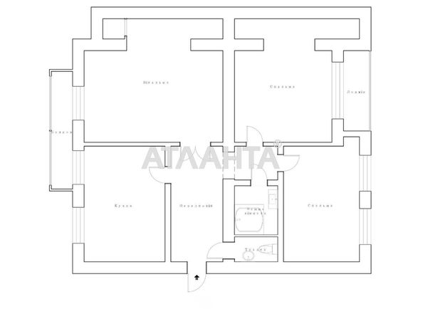 3-комнатная квартира по адресу Дунаева пер. (площадь 143 м²) - Atlanta.ua - фото 17