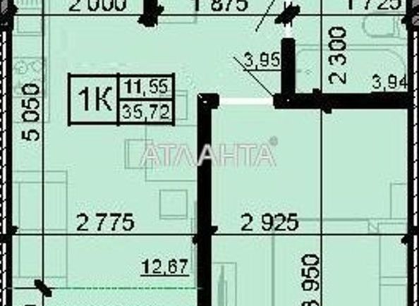 1-room apartment apartment by the address st. Vilyamsa ak (area 35,2 m2) - Atlanta.ua - photo 6