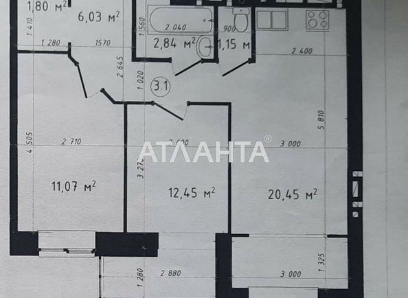 2-rooms apartment apartment by the address st. Sakharova (area 60,0 m2) - Atlanta.ua - photo 18