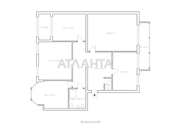 Багатокімнатна квартира за адресою Дунаєва пров. (площа 155,8 м²) - Atlanta.ua - фото 16