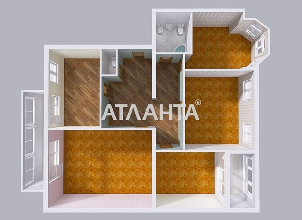 Багатокімнатна квартира за адресою Дунаєва пров. (площа 155,8 м²) - Atlanta.ua - фото 25