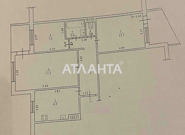 3-rooms apartment apartment by the address st. Vilyamsa ak (area 62,8 m2) - Atlanta.ua - photo 13