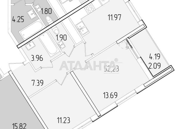 2-rooms apartment apartment by the address st. Krasnova (area 52 m²) - Atlanta.ua - photo 4