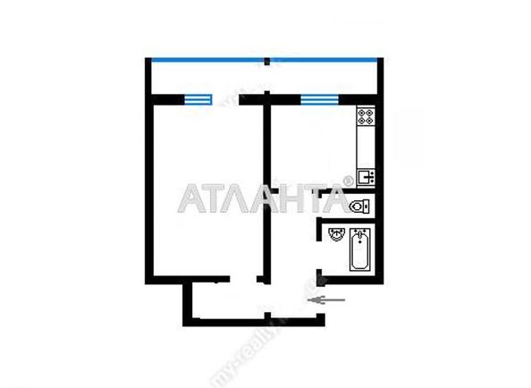 1-room apartment apartment by the address st. Vasiliya Kasiyana (area 40,0 m2) - Atlanta.ua - photo 11
