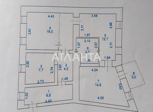 3-rooms apartment apartment by the address st. Utesova (area 69,8 m2) - Atlanta.ua - photo 9