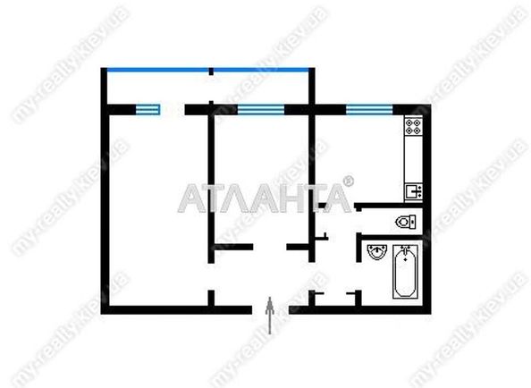 2-rooms apartment apartment by the address st. Ul Geroev Dnepra (area 51,0 m2) - Atlanta.ua - photo 23