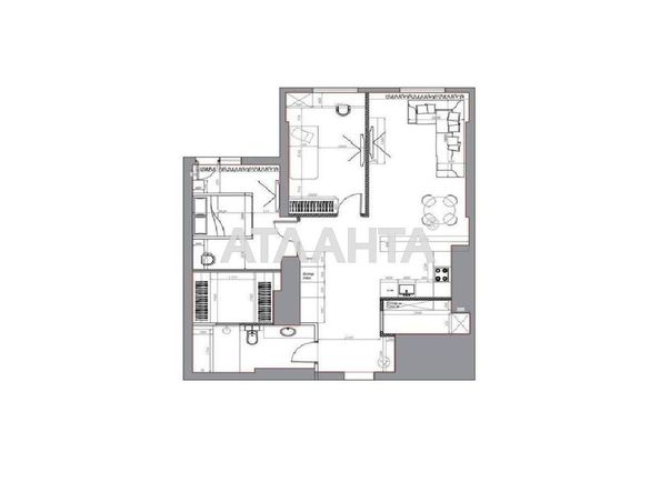 2-rooms apartment apartment by the address st. Genuezskaya (area 87,8 m²) - Atlanta.ua - photo 13