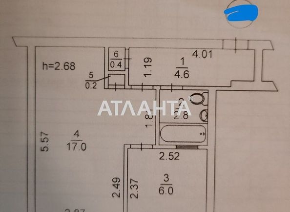 1-room apartment apartment by the address st. Ul Antonova (area 31,7 m2) - Atlanta.ua - photo 20