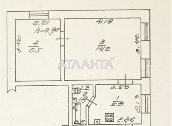 2-кімнатна квартира за адресою вул. Чорноморського Козацтва (площа 31 м²) - Atlanta.ua - фото 9
