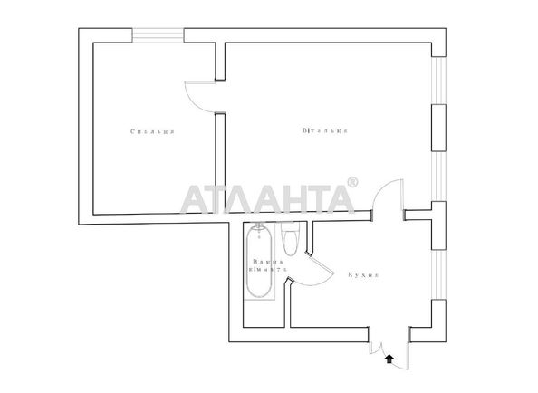 2-кімнатна квартира за адресою вул. Чорноморського Козацтва (площа 31 м²) - Atlanta.ua - фото 10