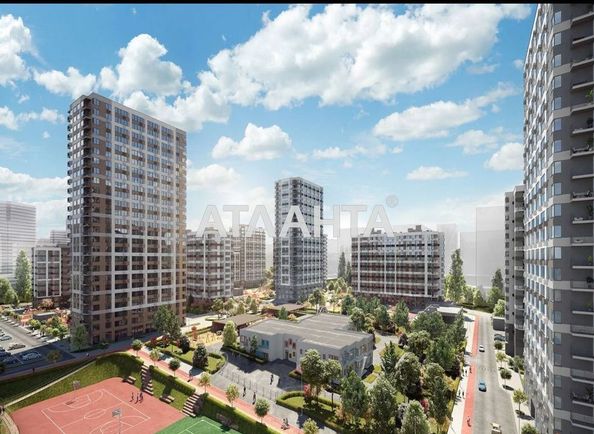 1-room apartment apartment by the address st. Oleksandra Olesya (area 47,6 m2) - Atlanta.ua