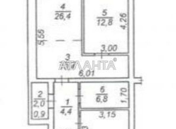 2-rooms apartment apartment by the address st. Dacha kovalevskogo Amundsena (area 80,5 m2) - Atlanta.ua - photo 6
