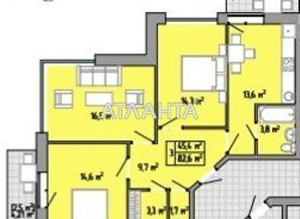 3-rooms apartment apartment by the address st. Nebesnoy Sotni pr Zhukova marsh pr Leninskoy iskry pr (area 84,0 m2) - Atlanta.ua - photo 10