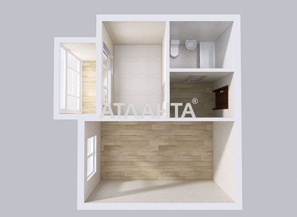 1-комнатная квартира по адресу ул. Торговая (площадь 34,6 м²) - Atlanta.ua - фото 14