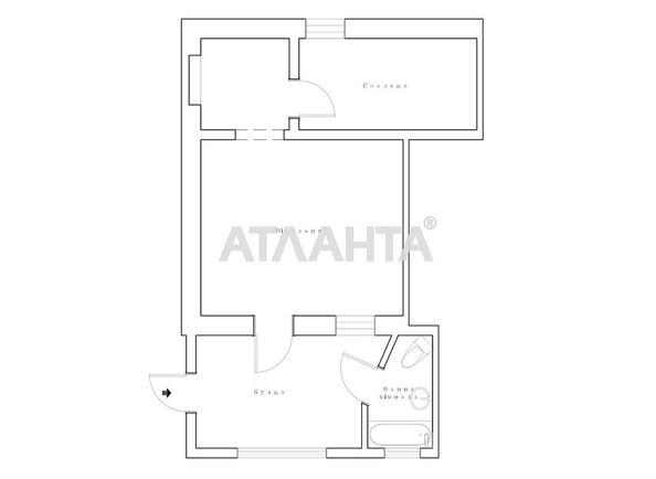 2-rooms apartment apartment by the address st. Kutuzakiya Aleksandra Leningradskaya (area 34,4 m²) - Atlanta.ua - photo 22