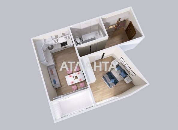 1-кімнатна квартира за адресою вул. Краснова (площа 42,3 м²) - Atlanta.ua - фото 7