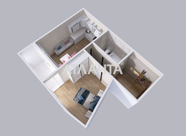 1-кімнатна квартира за адресою вул. Краснова (площа 42,3 м²) - Atlanta.ua - фото 8