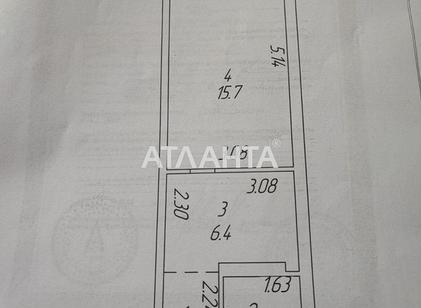1-room apartment apartment by the address st. Zhemchuzhnaya (area 32,7 m²) - Atlanta.ua - photo 5