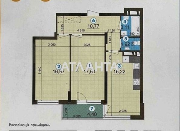 2-комнатная квартира по адресу просп. Правды (площадь 68 м²) - Atlanta.ua - фото 23