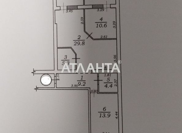 2-комнатная квартира по адресу ул. Костанди (площадь 82,9 м²) - Atlanta.ua - фото 20