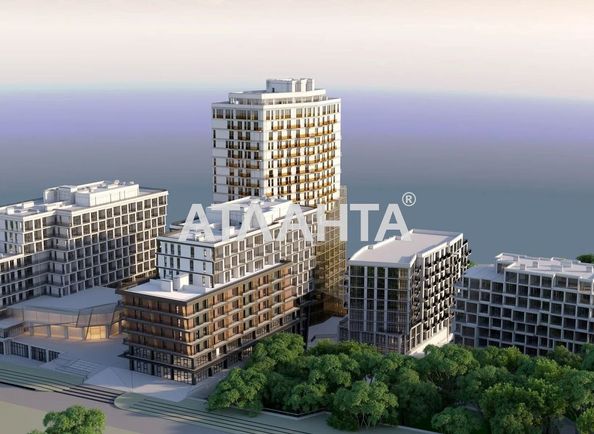 1-room apartment apartment by the address st. Primorskaya Suvorova (area 38,6 m2) - Atlanta.ua