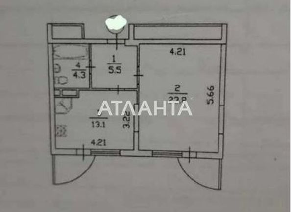 1-комнатная квартира по адресу ул. Композитора Мейтуса (площадь 48,0 м2) - Atlanta.ua - фото 13