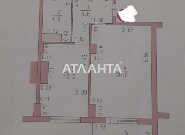 1-room apartment apartment by the address st. Raduzhnyy m n (area 44,9 m2) - Atlanta.ua - photo 20