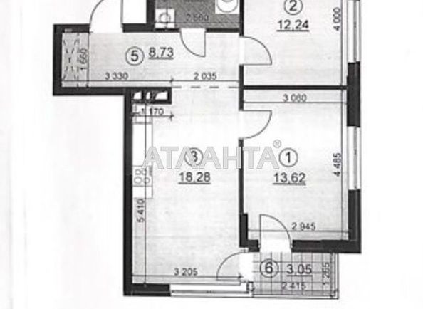 2-комнатная квартира по адресу ул. Олександра Олеся (площадь 60,3 м2) - Atlanta.ua - фото 6