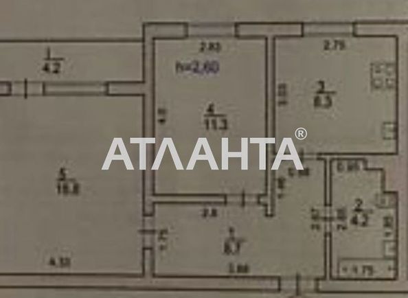2-rooms apartment apartment by the address st. Nebesnoy Sotni pr Zhukova marsh pr Leninskoy iskry pr (area 55,5 m2) - Atlanta.ua - photo 10