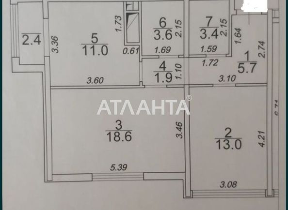 2-rooms apartment apartment by the address st. Sakharova (area 60,0 m2) - Atlanta.ua - photo 15